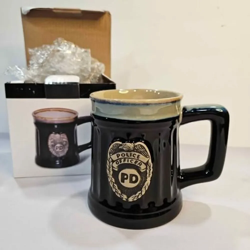 burton + Burton Police Officer PD Mug